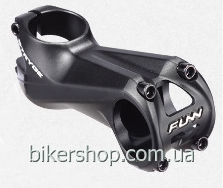 Винос Funn STRYGE STEM -5˚Ø35 , -5° Rise, Steer 1-1/8" Bead Blast Black w/mirror polish 55mm Ø35mm