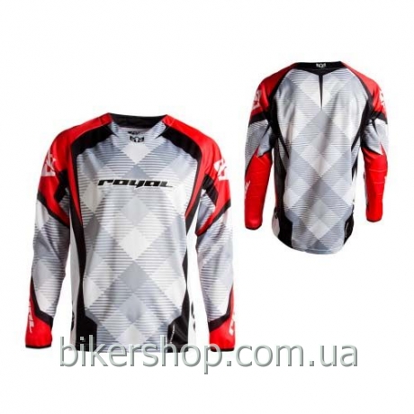 Джерсі Royal Race long sleeve RED/WHT/BLK XS