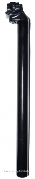 Подседельный штырь Kalloy алюм.  31.6мм,  L:400мм черн.
