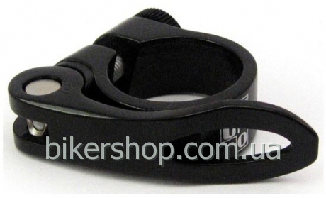 Хомут Kalloy XC-68 чорний. діам-31,8мм алю