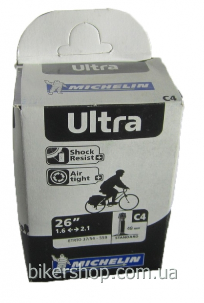 Камера Michelin C4 26" 26X1.6-2.1 Schrader 48mm ULTRA посилені стінки