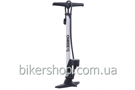 Насос підлоговий ONRIDE AirCharge сталевий з манометром макс.тиск 160 PSI голівка під FV/AV