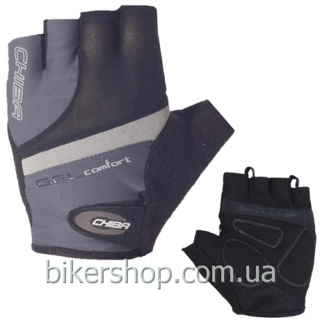 Рукавички Chiba Gel Comfort темно/сірий S