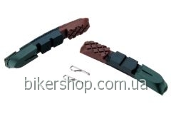 Резинка торм. V-br Baradine MTB  (955VCR)  картриджная  3-x цветн.  70мм