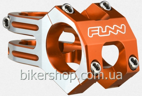 Винос Funn FUNNDURO STEM  Ø35  FULL CNC, 0° Rise, Steer 1-1/8" Orange w/ CNC Lining 35mm Ø35mm