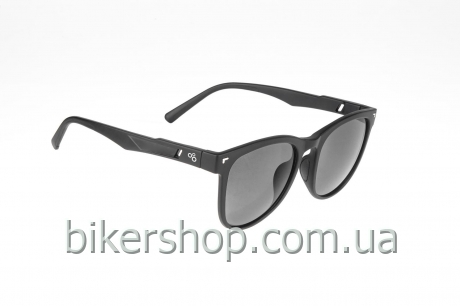 Окуляри ONRIDE City чорні з лінзами димчасті (17%) кат.3 з ТАС поляризацією, з техн. Anti Scratch