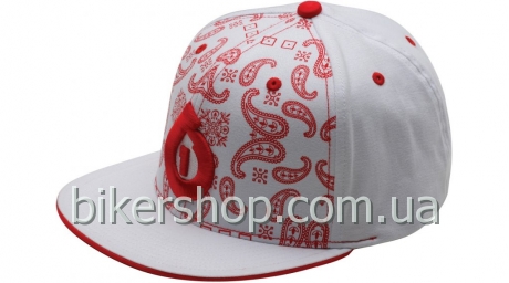 Кепка SixSixOne BANDANA HAT WHT/RED S/M