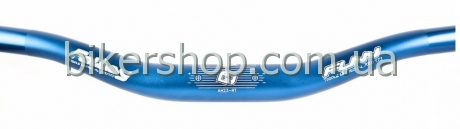 Руль Funn FATBOY BAR Ø35 , 8° Back, 4° Up, 35mm, ano. finish Blue 785mm 18 rise