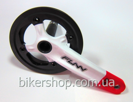 Шатуни Funn Arrow BOB Single chainring 32AL/AL.Guard White/Red