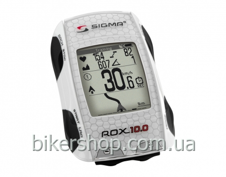 Sigma велокомпьютер ROX 10.0 GPS BASIC white