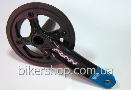 Шатуни Funn Arrow BOB Single chainring 32AL/AL.Guard Black/Blue