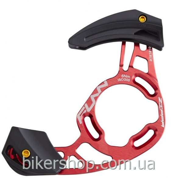 Заспокоювач ланцюга Funn ZIPPA AM ISCG05/External BB mount (with adaptor) Tooth Capacity:32T~38T Ano. Red/Black