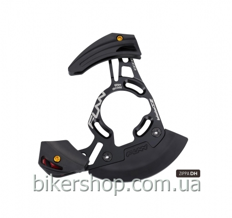 Заспокоювач ланцюга Funn ZIPPA DH ISCG05/External BB mount (with adaptor) Tooth Capacity:32T~38T Ano. Grey/Black