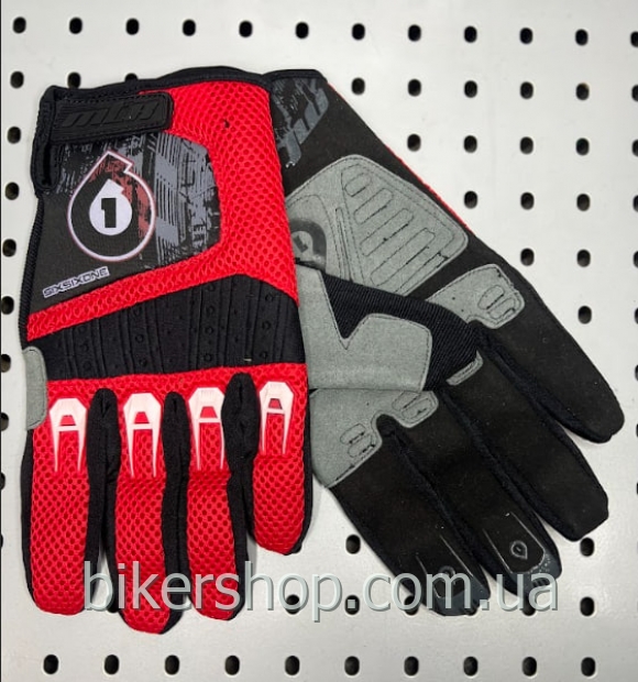 Рукавички довгий палець MTX RED ХXL