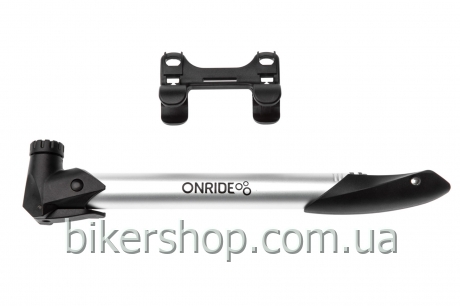 Насос компактний ONRIDE Sky алюмінієвий макс.тиск 120PSI голівка під FV/AV
